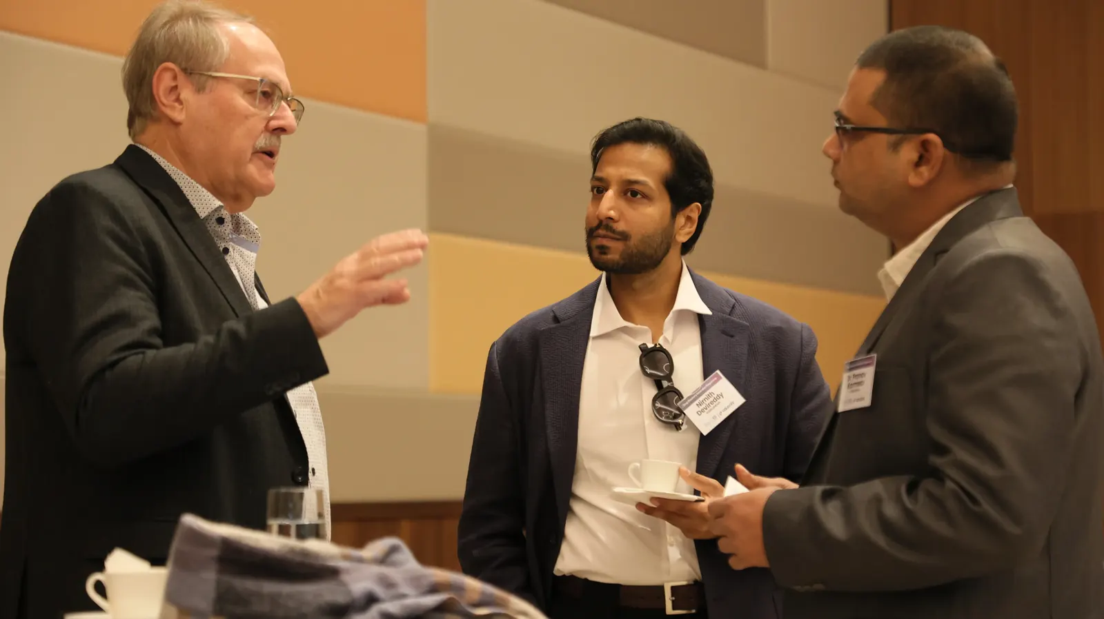 Delegates in a keynote discussion session