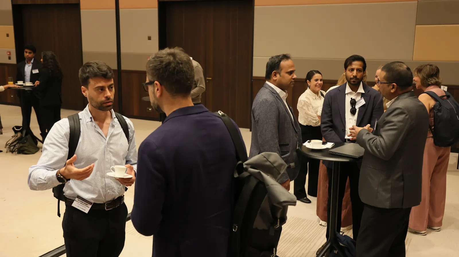 Networking on the exhibition floor