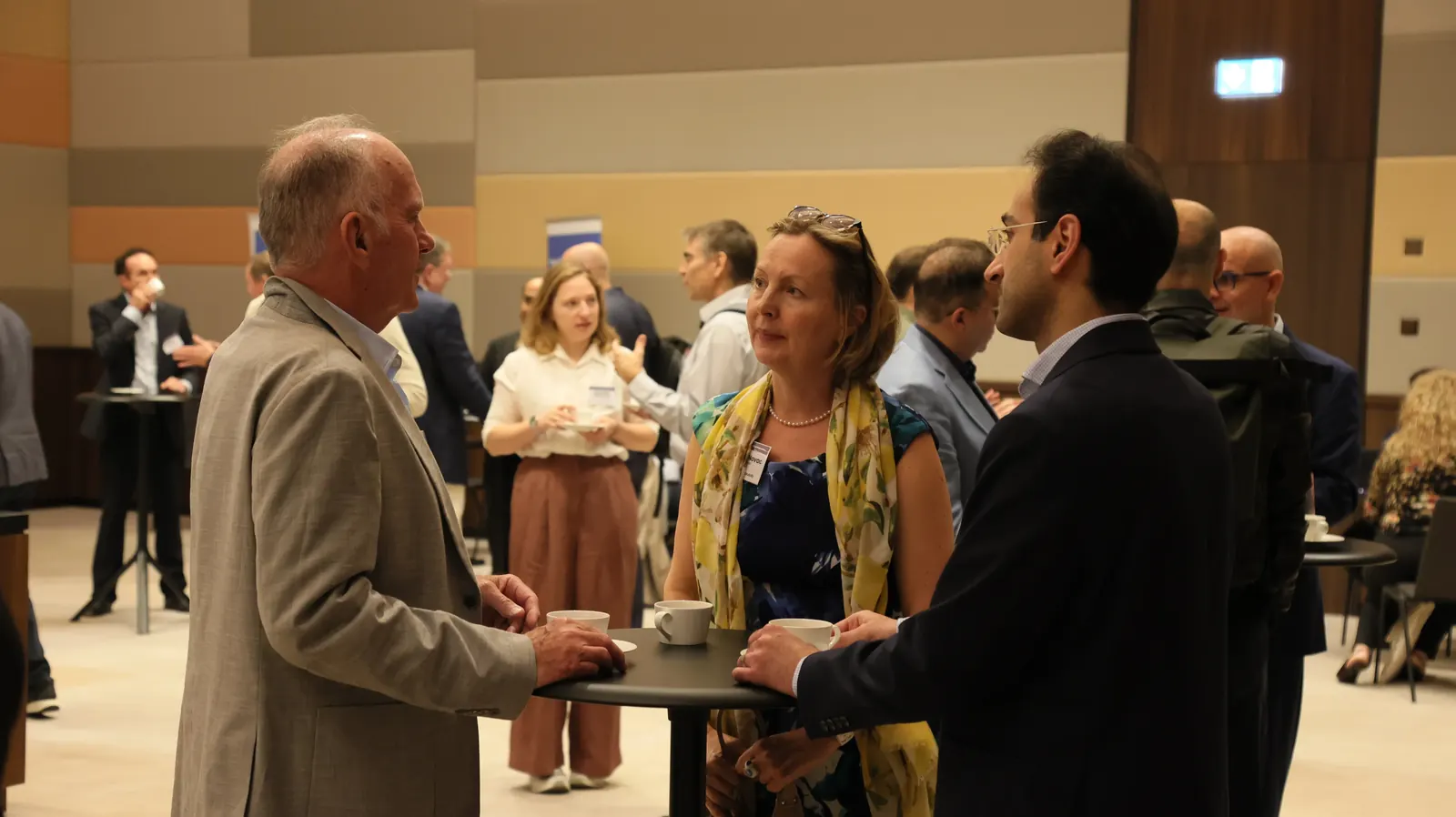 Delegates networking at DDIP